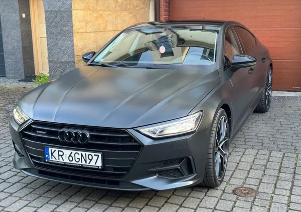 audi a7 Audi A7 cena 209000 przebieg: 156477, rok produkcji 2018 z Kraków